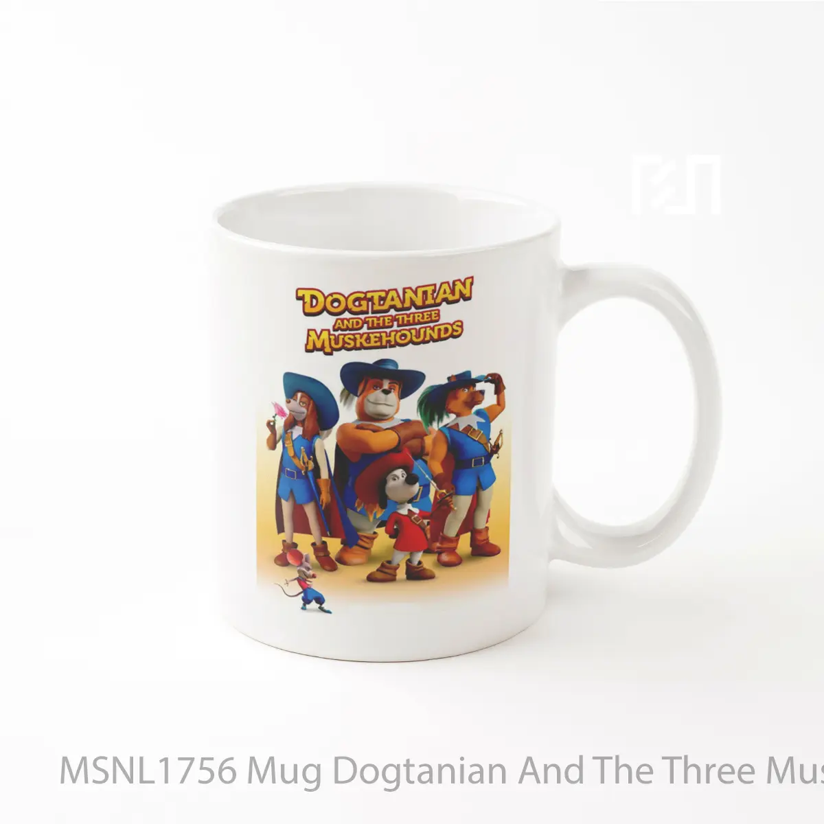 Mug Dogtanian And The Three Muskehounds Gelas Keramik Tema Film MSNL1756