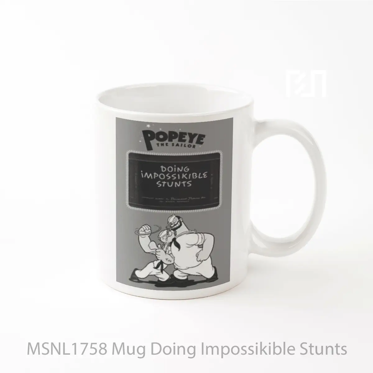 Mug Doing Impossikible Stunts Gelas Keramik Tema Film MSNL1758