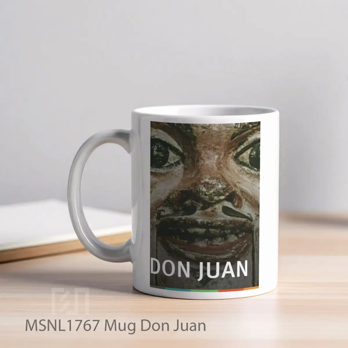 Mug Don Juan Gelas Keramik Tema Film MSNL1767 - Tampak Kiri