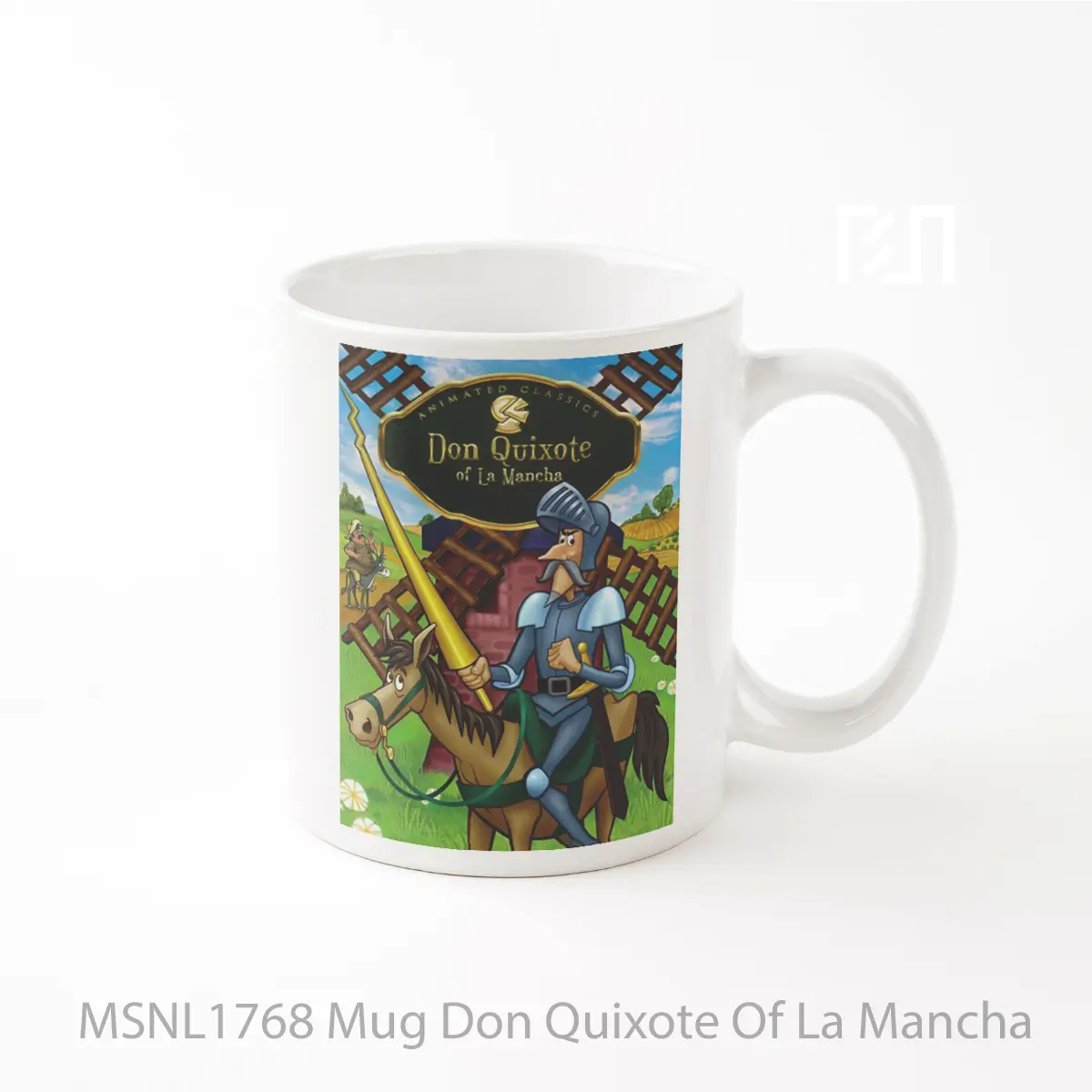 Mug Don Quixote Of La Mancha Gelas Keramik Tema Film MSNL1768