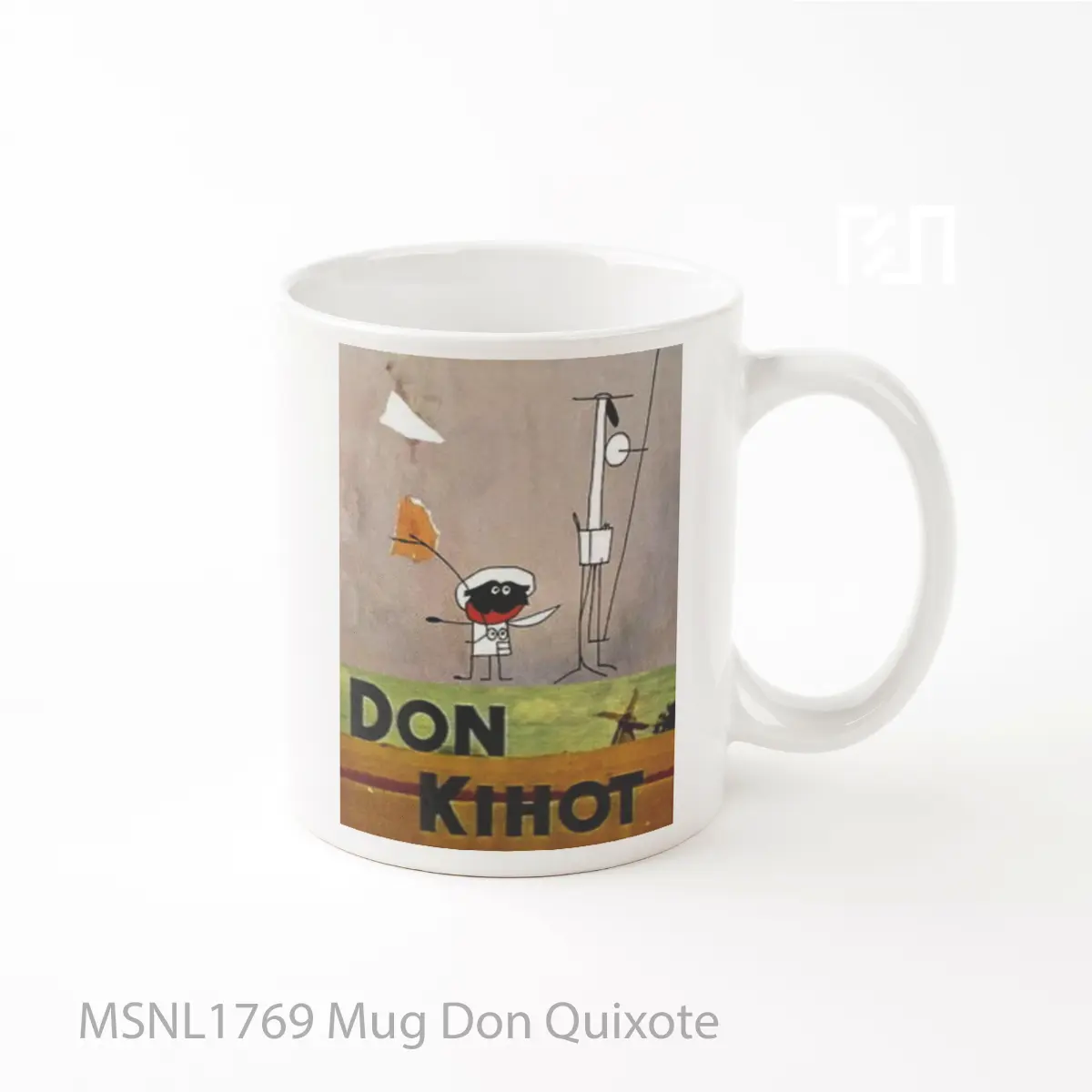 Mug Don Quixote Gelas Keramik Tema Film MSNL1769