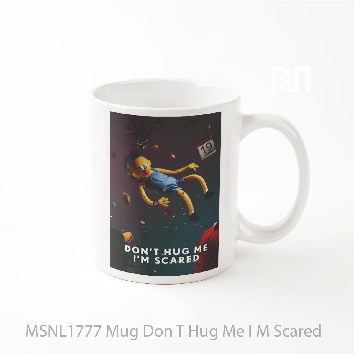Mug Don T Hug Me I M Scared Gelas Keramik Tema Film MSNL1777
