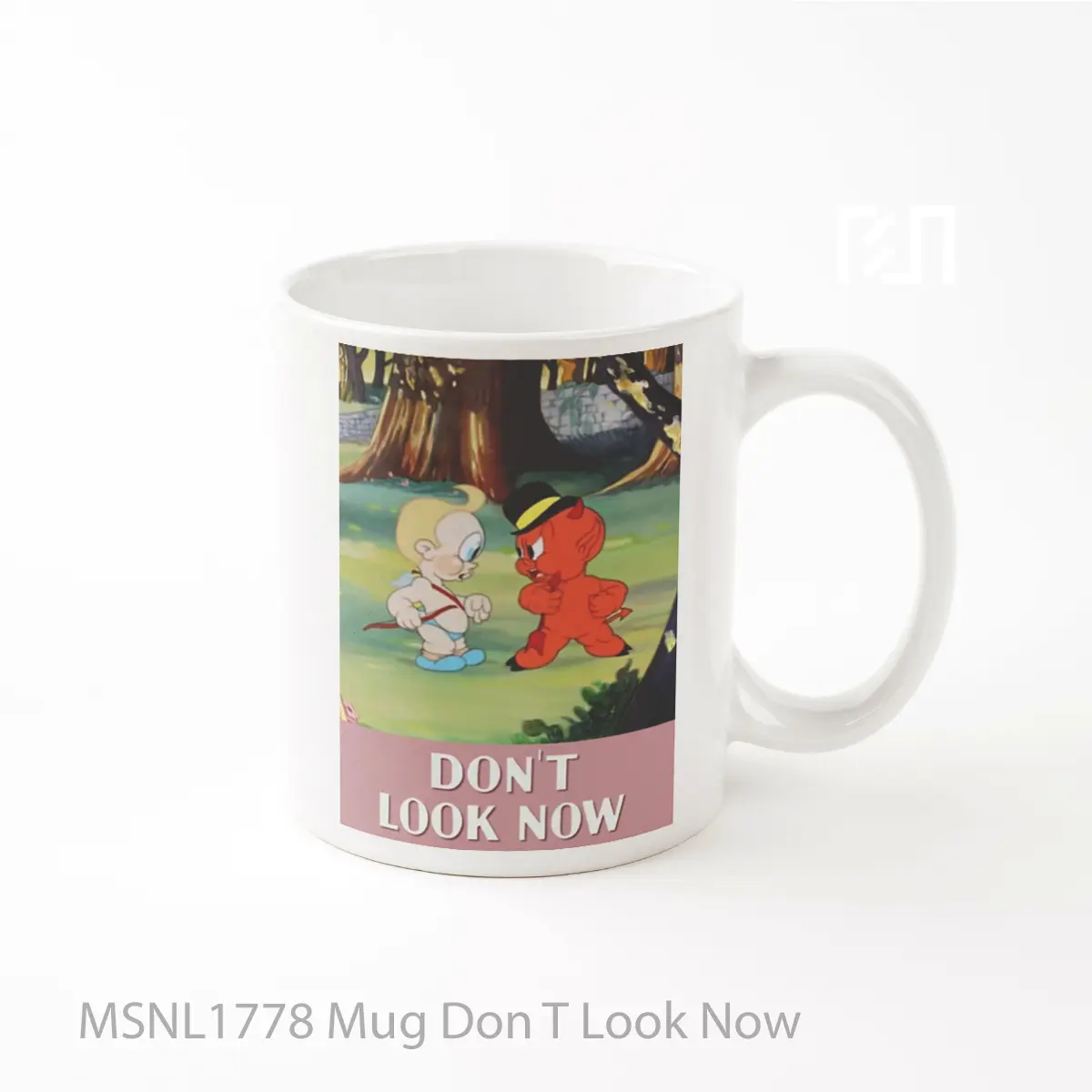 Mug Don T Look Now Gelas Keramik Tema Film MSNL1778