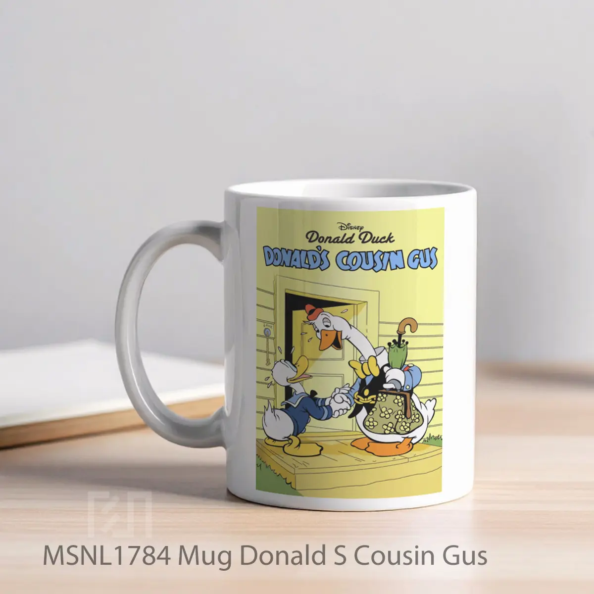Mug Donald S Cousin Gus Gelas Keramik Tema Film MSNL1784 - Tampak Kiri