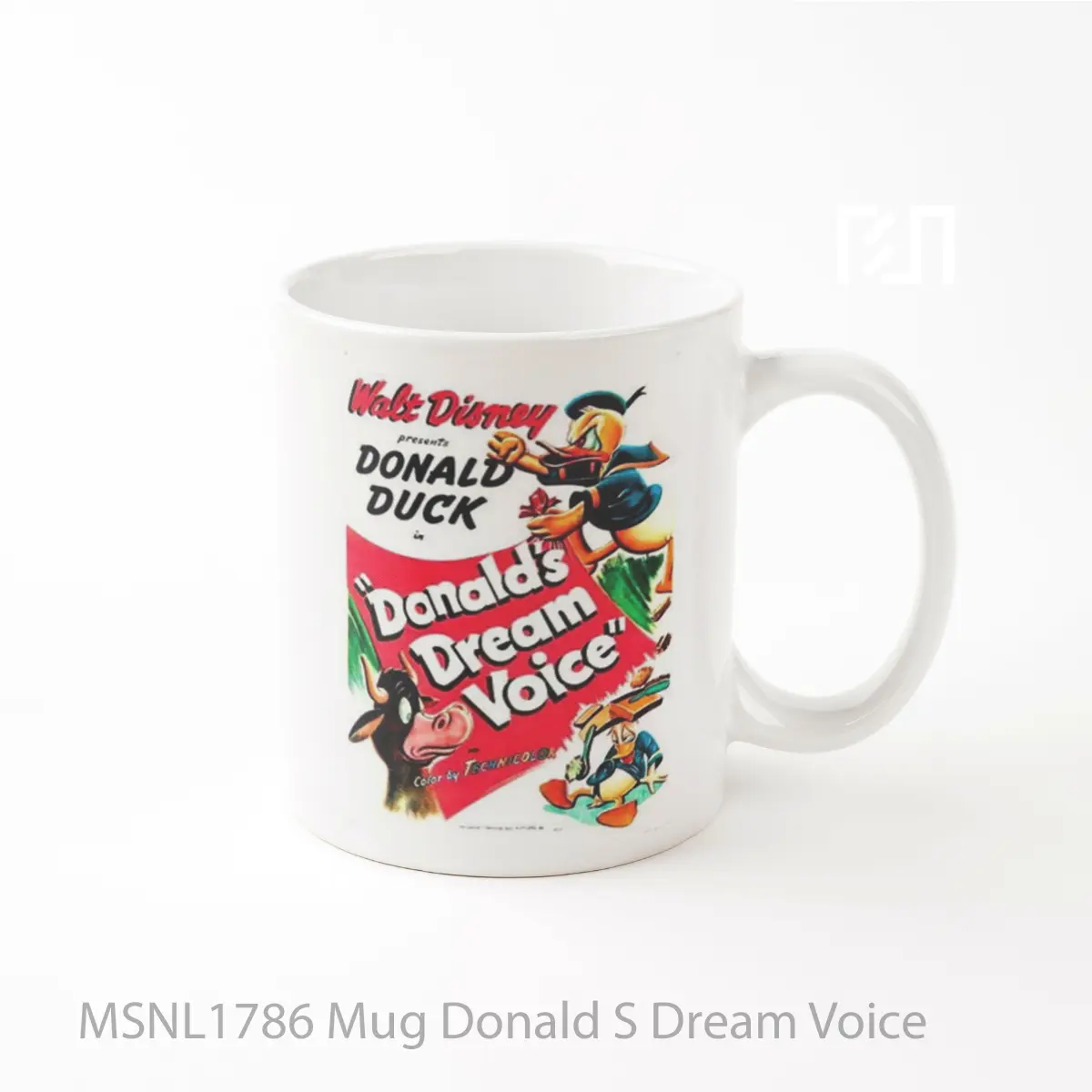 Mug Donald S Dream Voice Gelas Keramik Tema Film MSNL1786