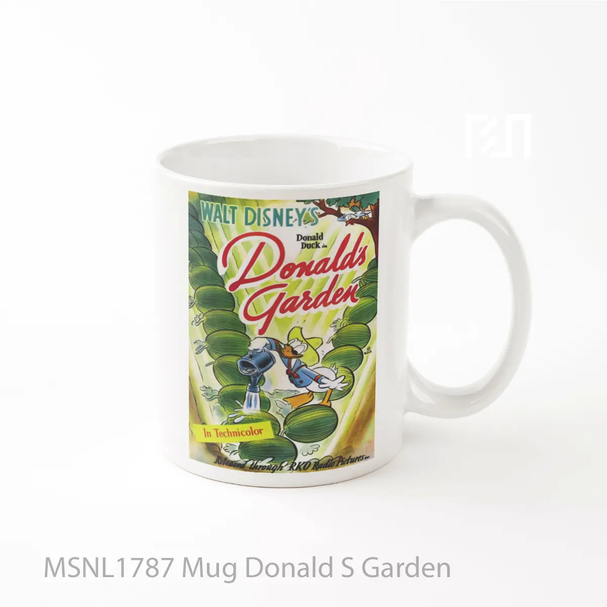 Mug Donald S Garden Gelas Keramik Tema Film MSNL1787