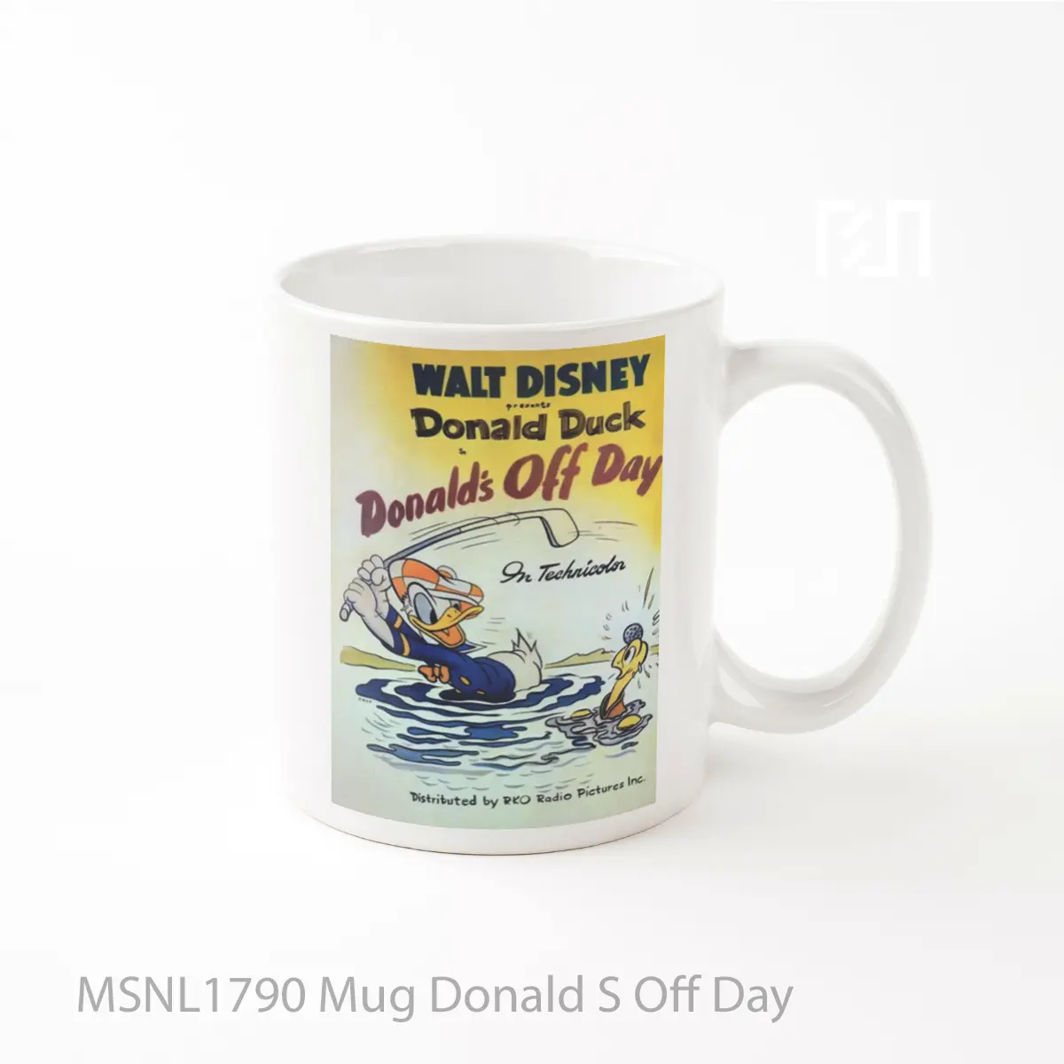Mug Donald S Off Day Gelas Keramik Tema Film MSNL1790