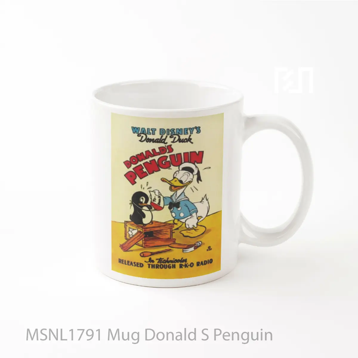 Mug Donald S Penguin Gelas Keramik Tema Film MSNL1791