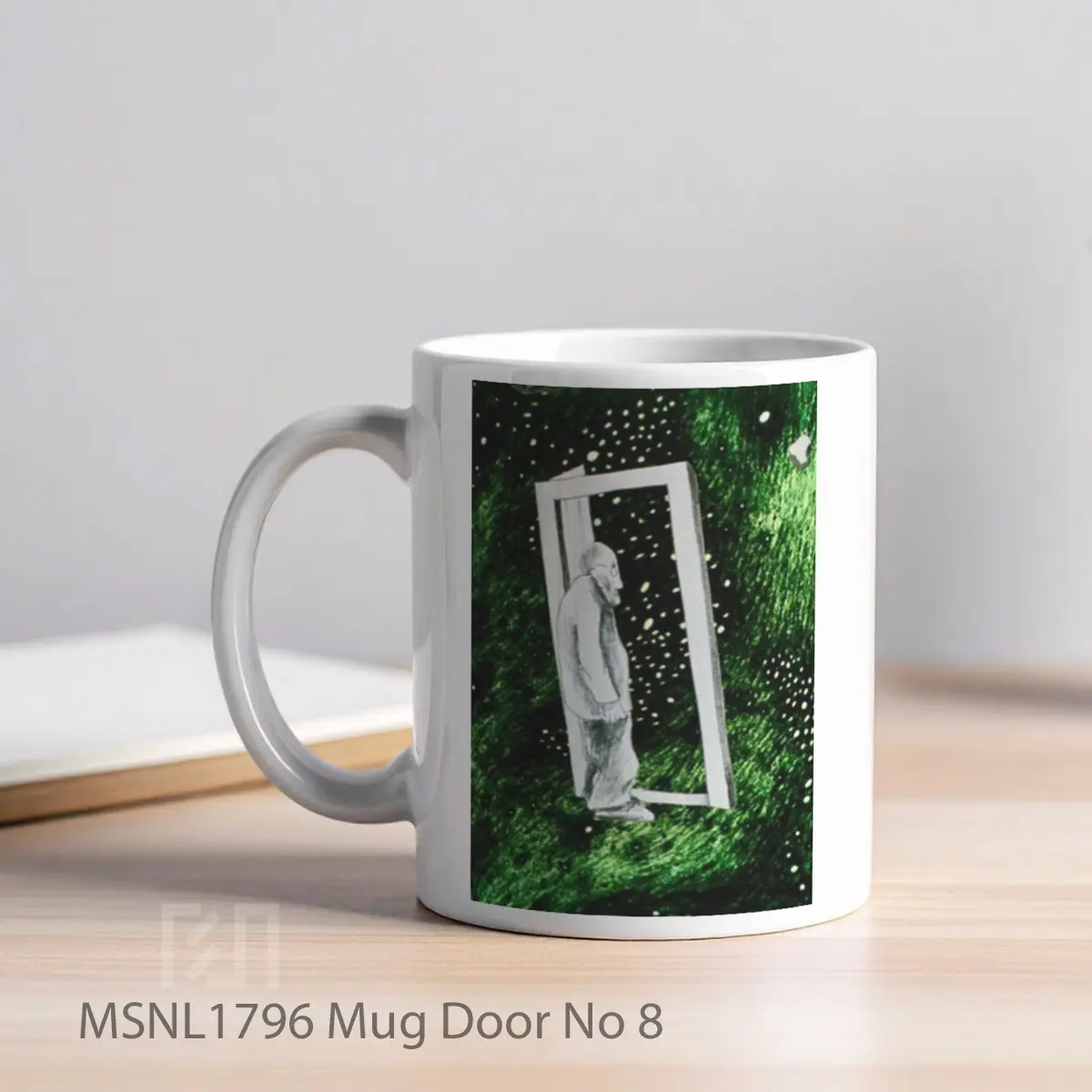 Mug Door No 8 Gelas Keramik Tema Film MSNL1796 - Tampak Kiri