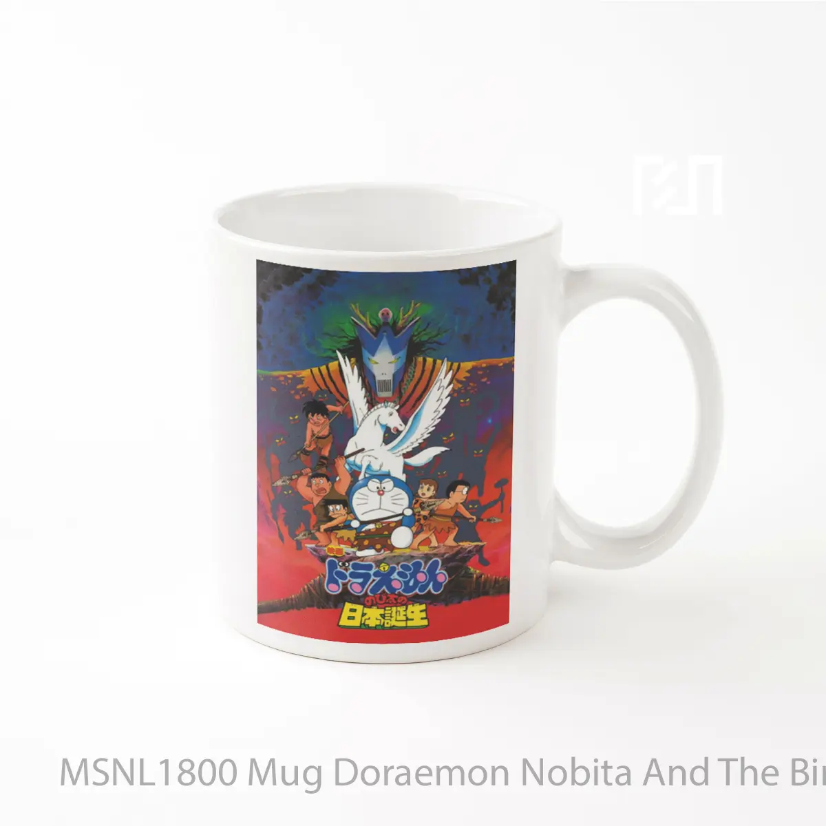 Mug Doraemon Nobita And The Birth Of Japan V1 Gelas Keramik Tema Film MSNL1800