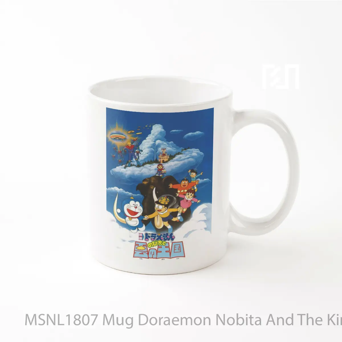Mug Doraemon Nobita And The Kingdom Of Clouds Gelas Keramik Tema Film MSNL1807