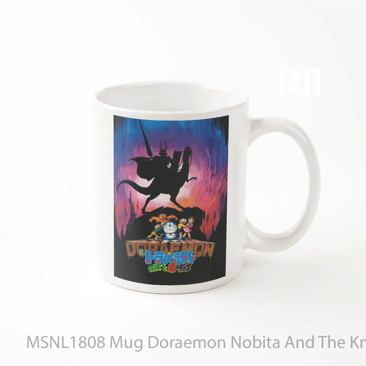 Mug Doraemon Nobita And The Knights On Dinosaurs Gelas Keramik Tema Film MSNL1808