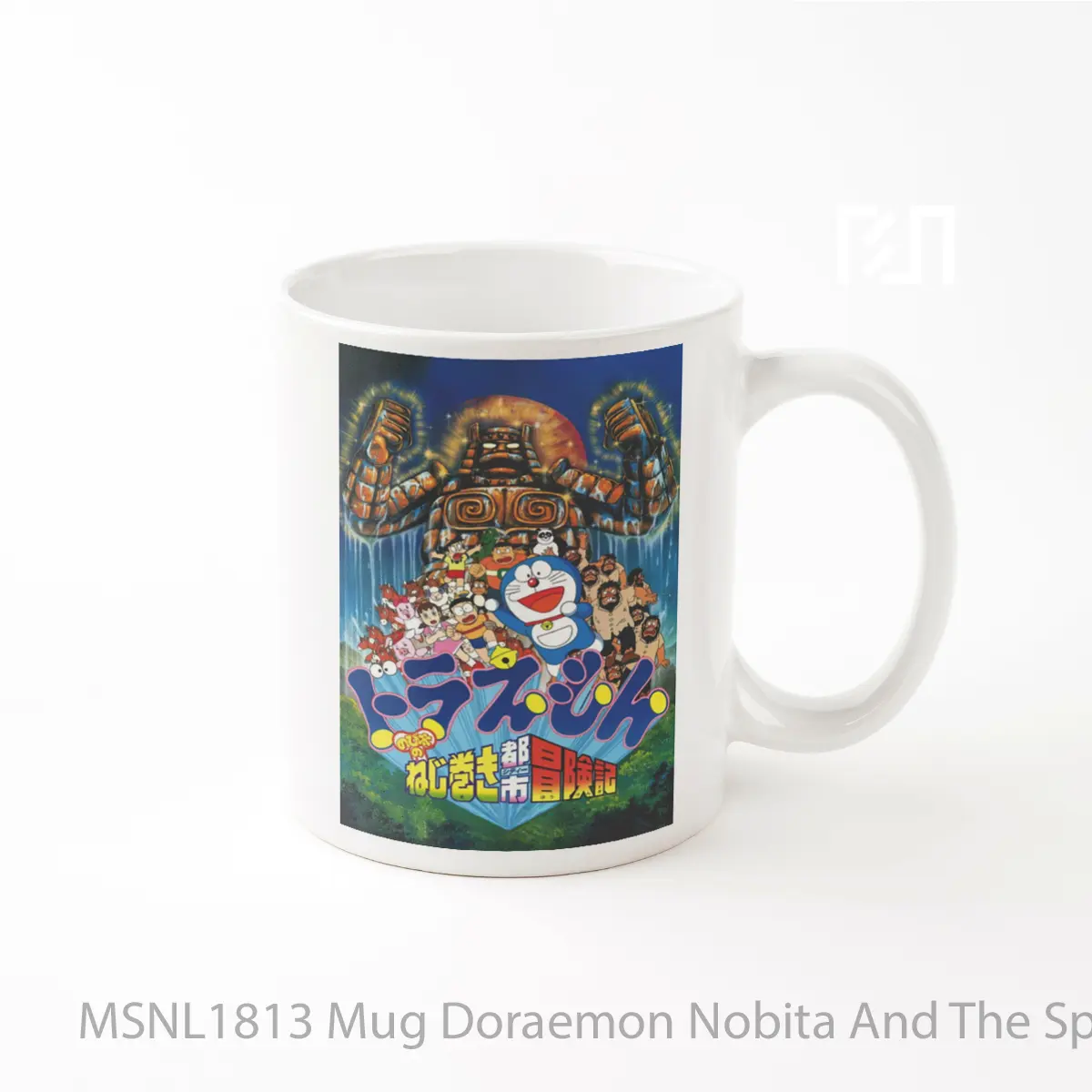 Mug Doraemon Nobita And The Spiral City Gelas Keramik Tema Film MSNL1813