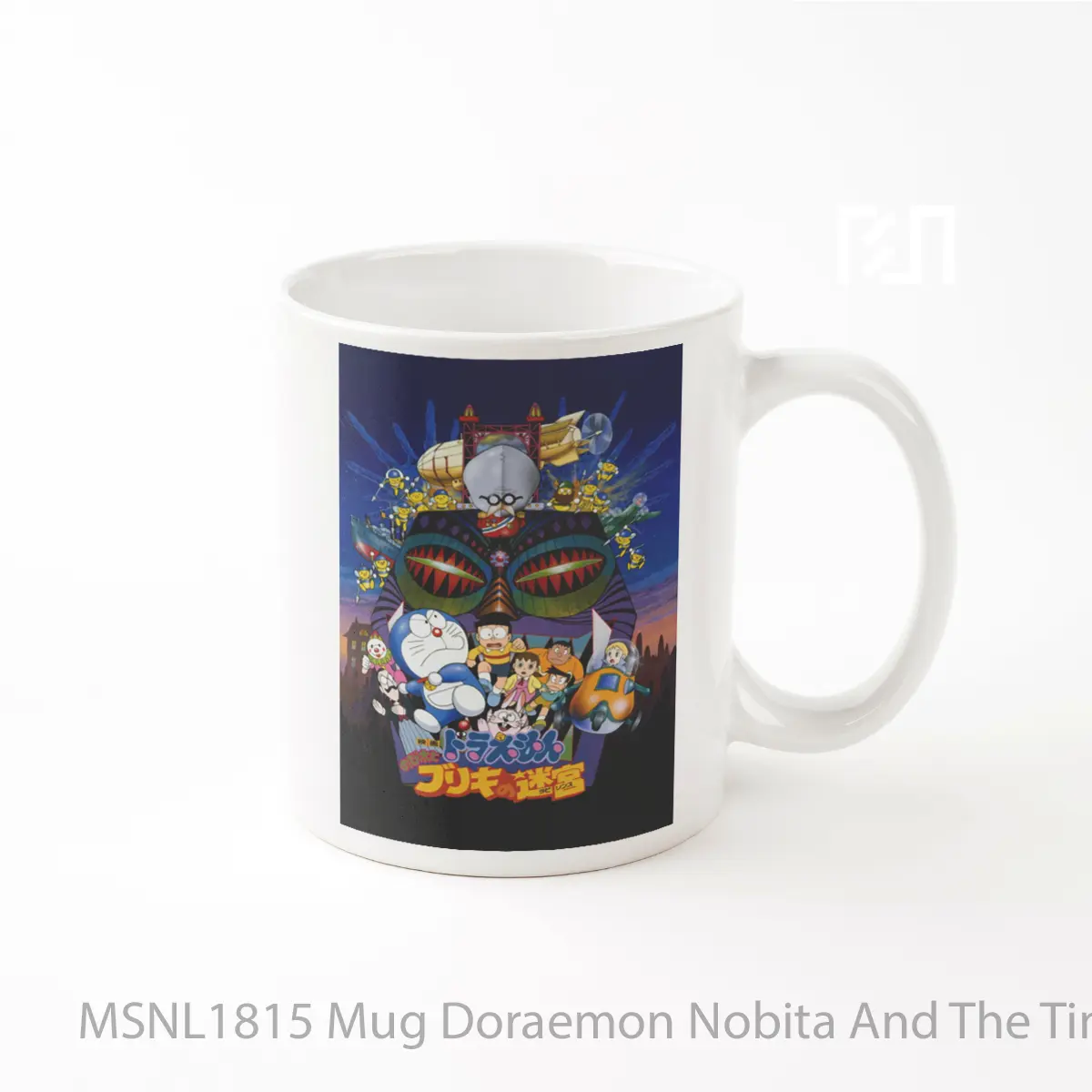 Mug Doraemon Nobita And The Tin Labyrinth Gelas Keramik Tema Film MSNL1815
