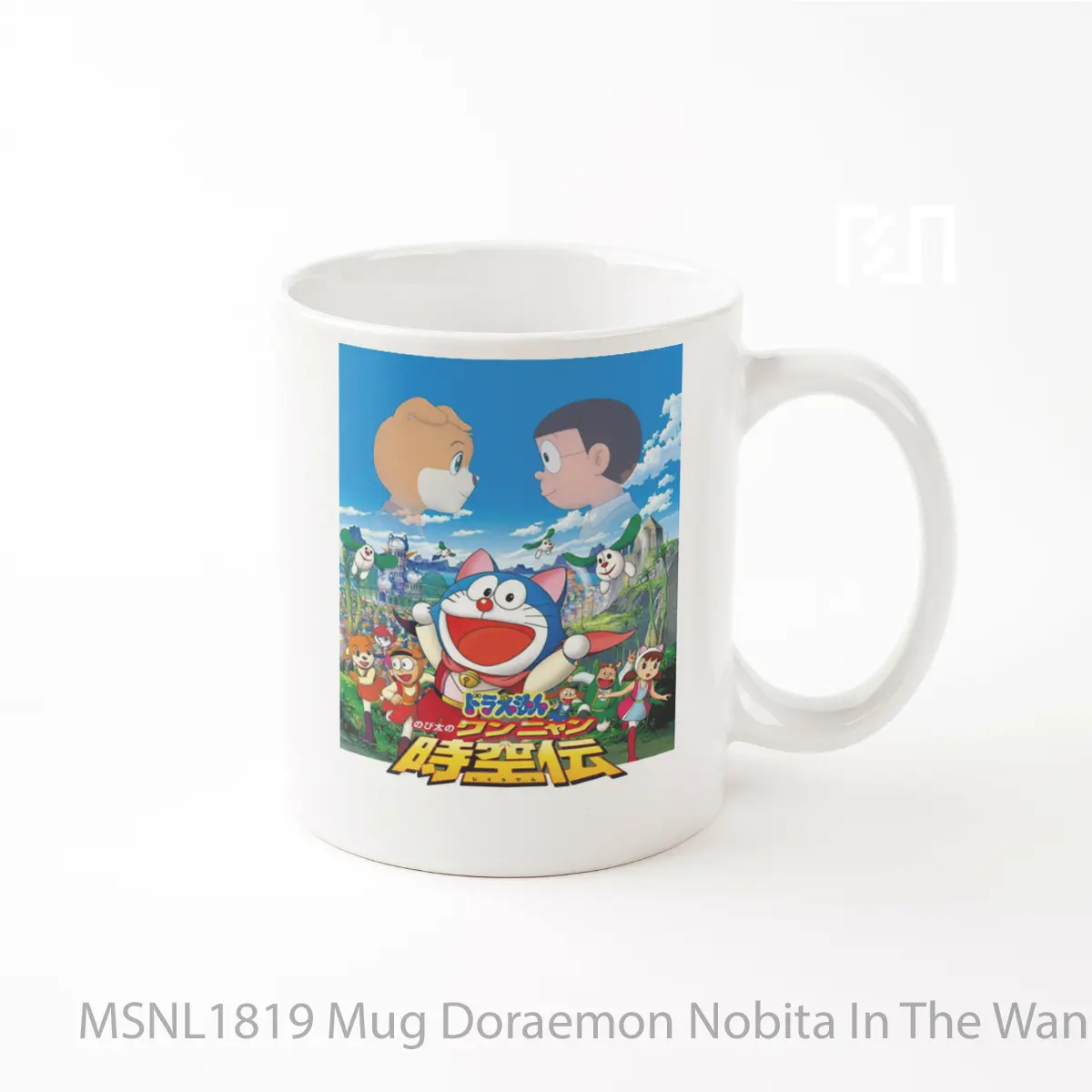 Mug Doraemon Nobita In The Wan Nyan Spacetime Odyssey Gelas Keramik Tema Film MSNL1819