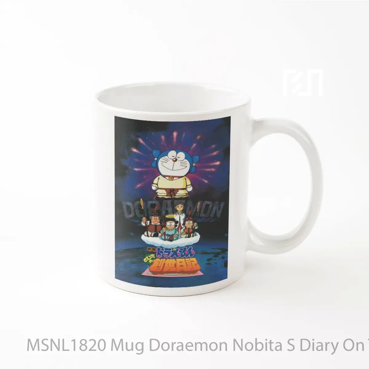 Mug Doraemon Nobita S Diary On The Creation Of The World Gelas Keramik Tema Film MSNL1820