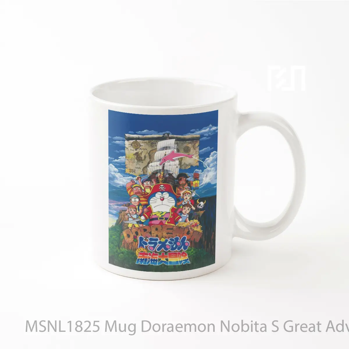 Mug Doraemon Nobita S Great Adventure In The South Seas Gelas Keramik Tema Film MSNL1825