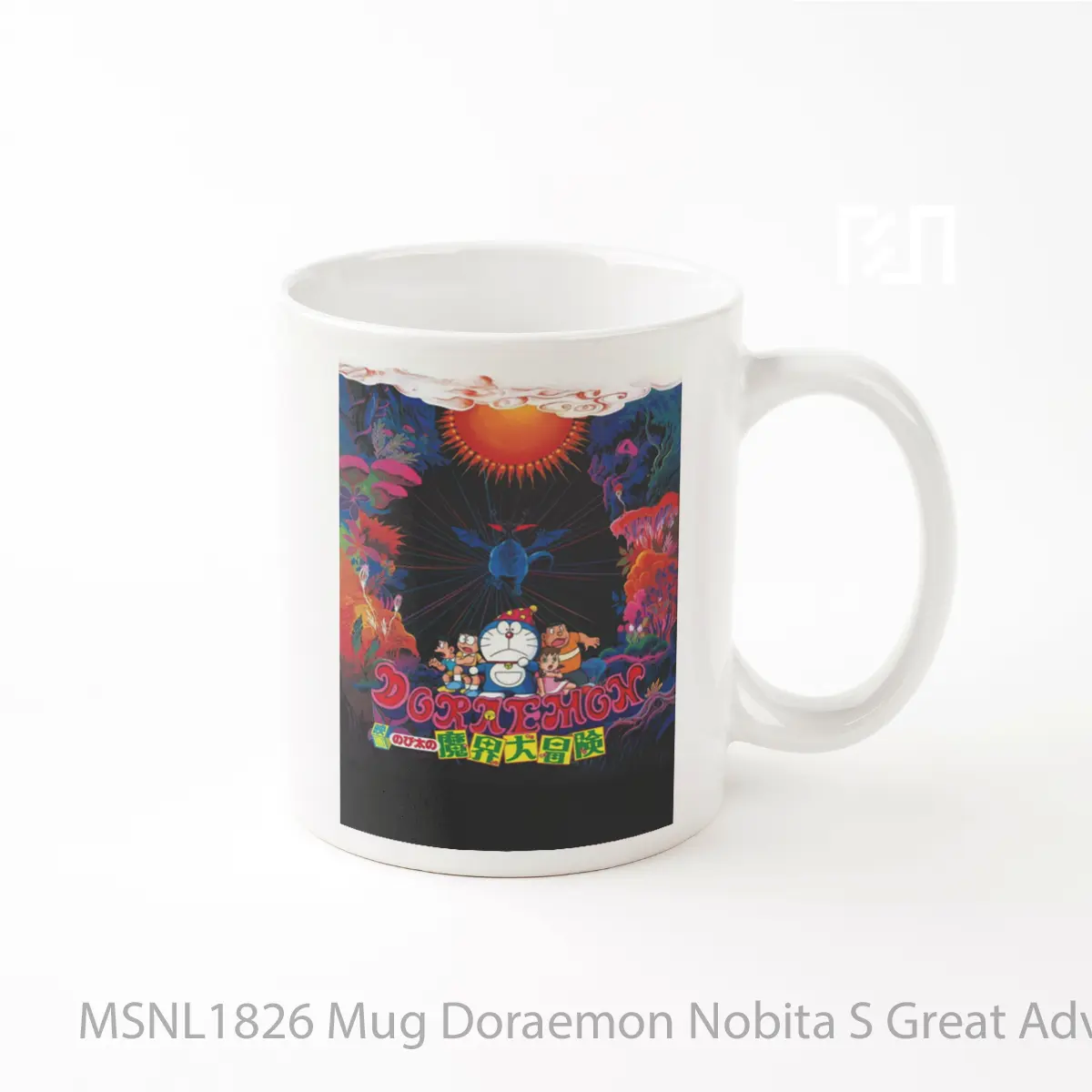 Mug Doraemon Nobita S Great Adventure In The World Of Magic Gelas Keramik Tema Film MSNL1826
