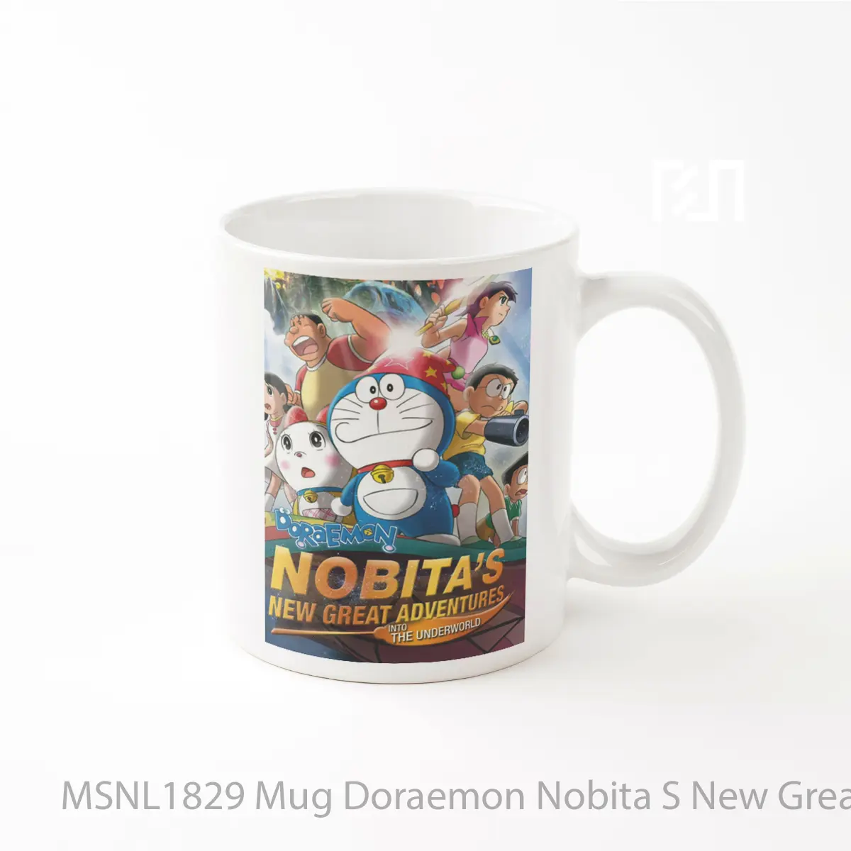 Mug Doraemon Nobita S New Great Adventure Into The Underworld The Seven Magic Users Gelas Keramik Tema Film MSNL1829