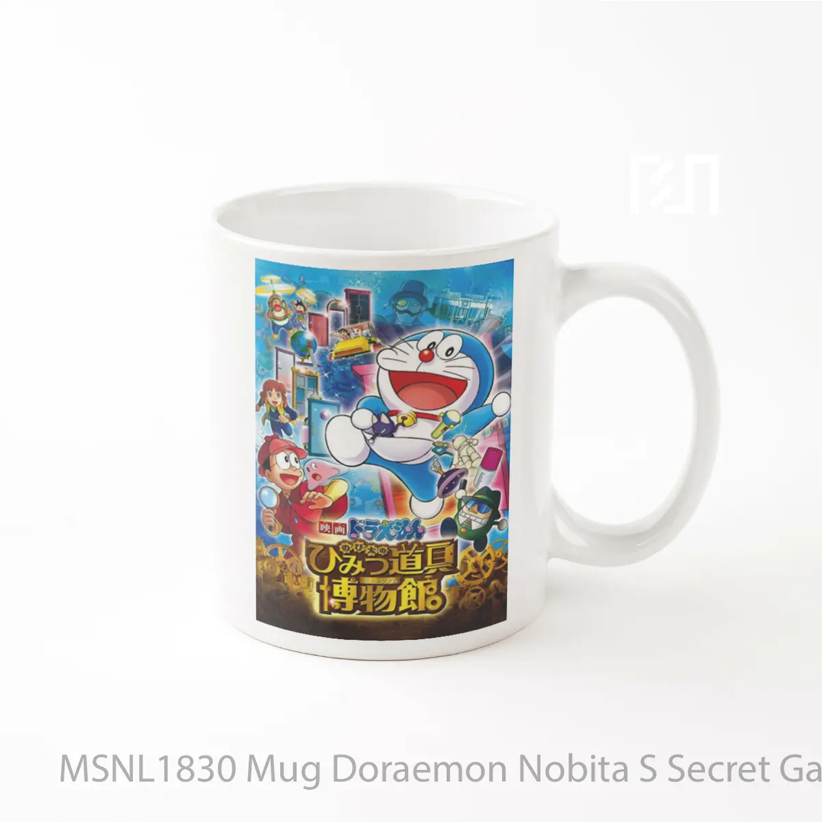 Mug Doraemon Nobita S Secret Gadget Museum Gelas Keramik Tema Film MSNL1830