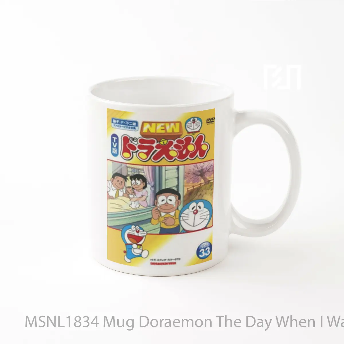 Mug Doraemon The Day When I Was Born Gelas Keramik Tema Film MSNL1834