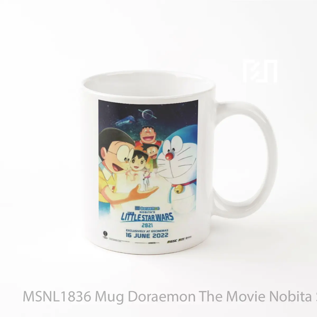 Mug Doraemon The Movie Nobita S Little Star Wars 2021 Gelas Keramik Tema Film MSNL1836