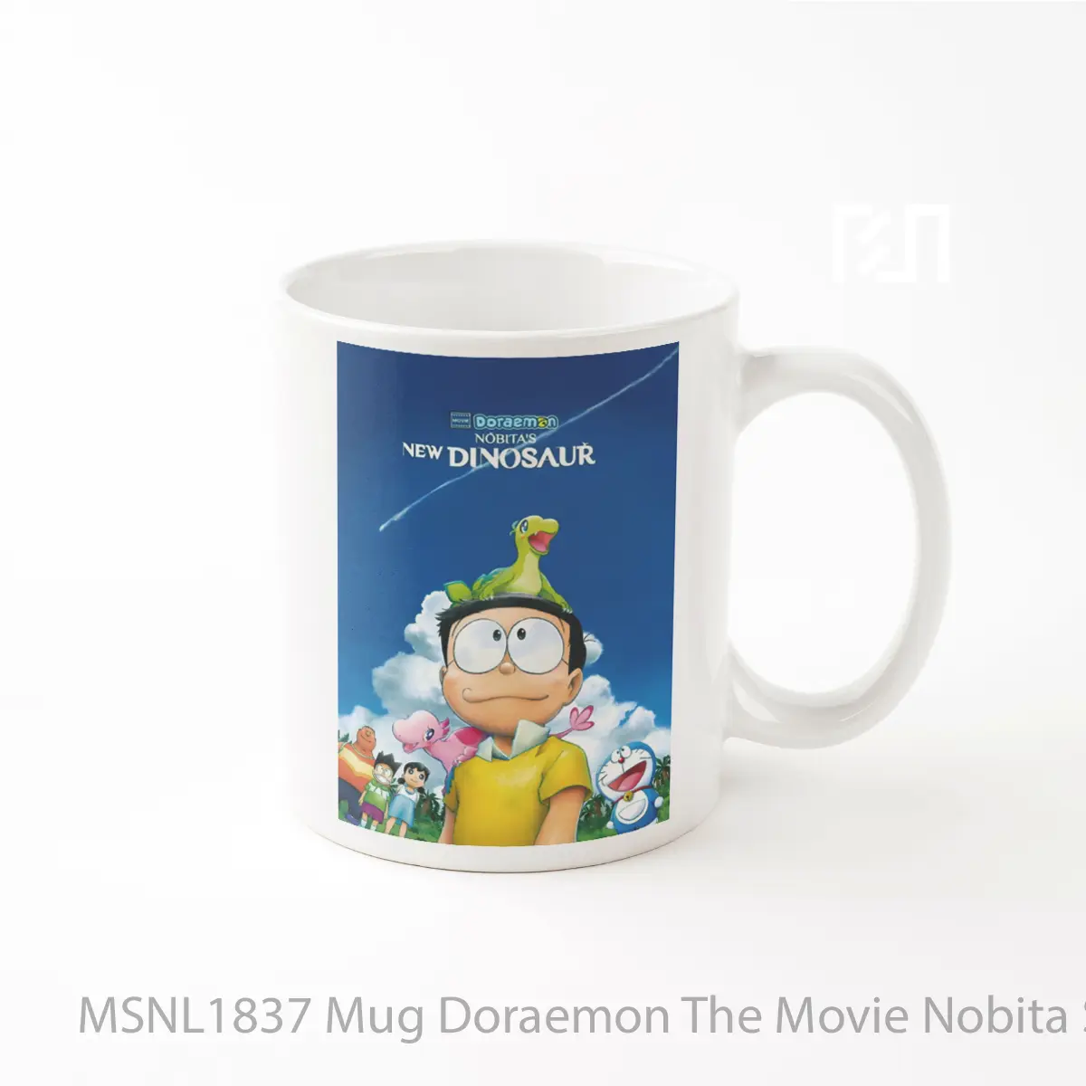 Mug Doraemon The Movie Nobita S New Dinosaur Gelas Keramik Tema Film MSNL1837