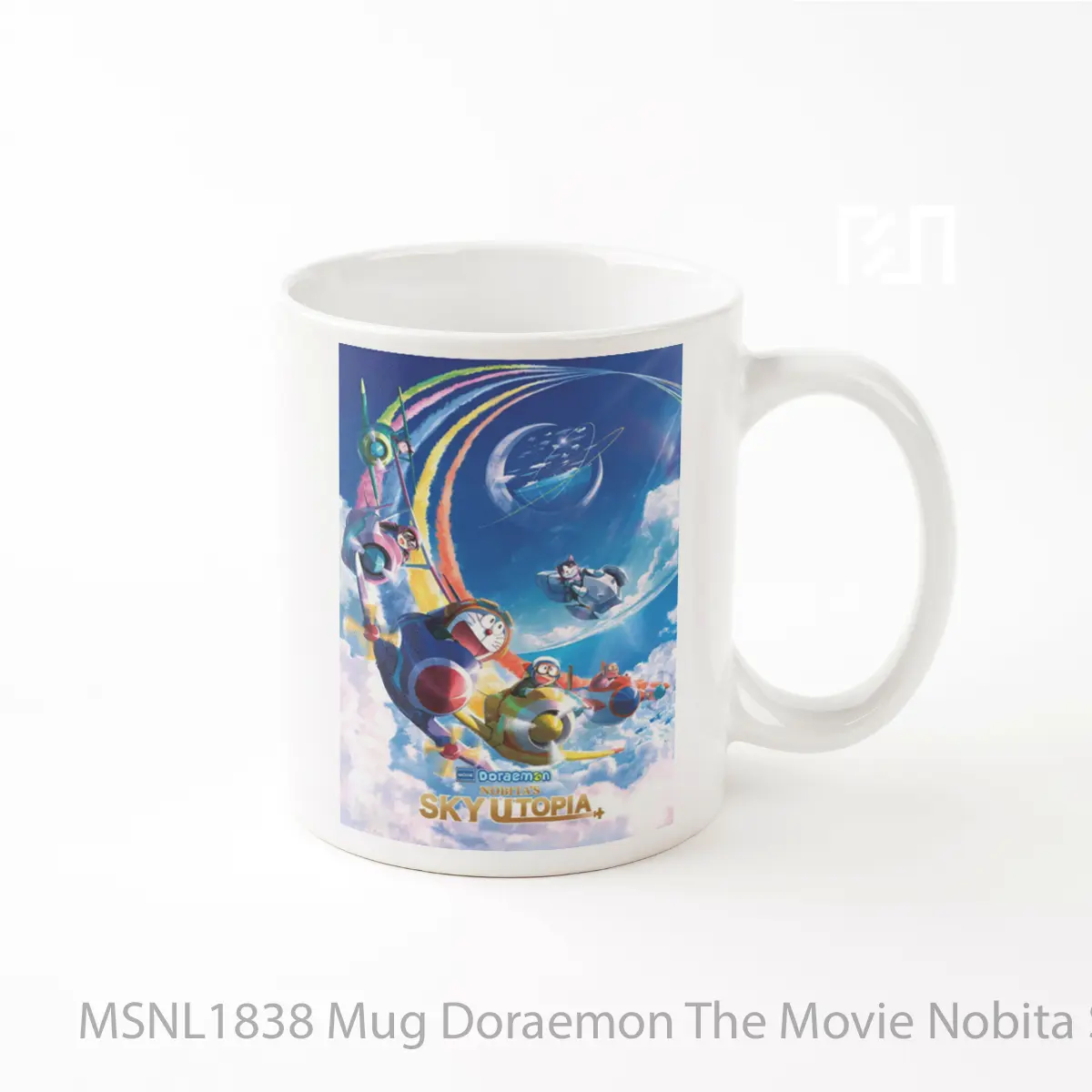 Mug Doraemon The Movie Nobita S Sky Utopia Gelas Keramik Tema Film MSNL1838