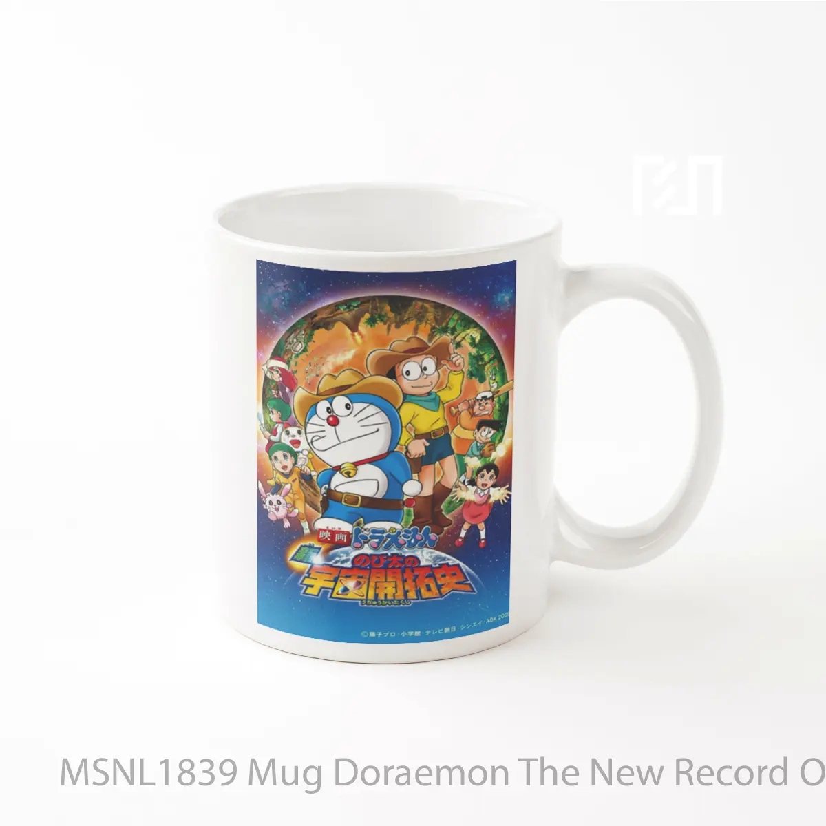 Mug Doraemon The New Record Of Nobita S Spaceblazer Gelas Keramik Tema Film MSNL1839