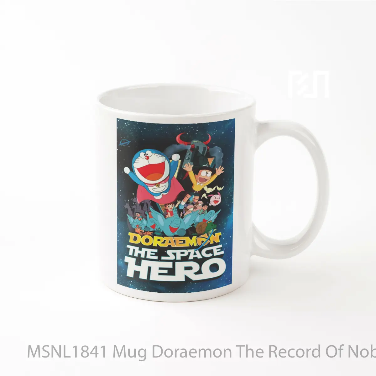 Mug Doraemon The Record Of Nobita Spaceblazer Gelas Keramik Tema Film MSNL1841