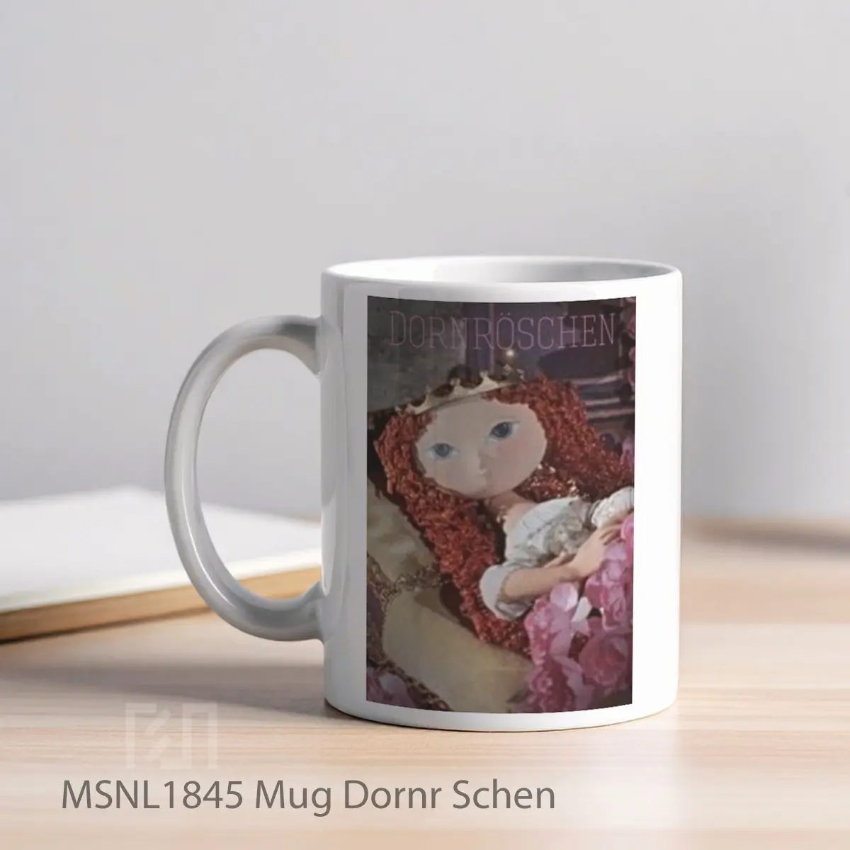 Mug Dornr Schen Gelas Keramik Tema Film MSNL1845 - Tampak Kiri