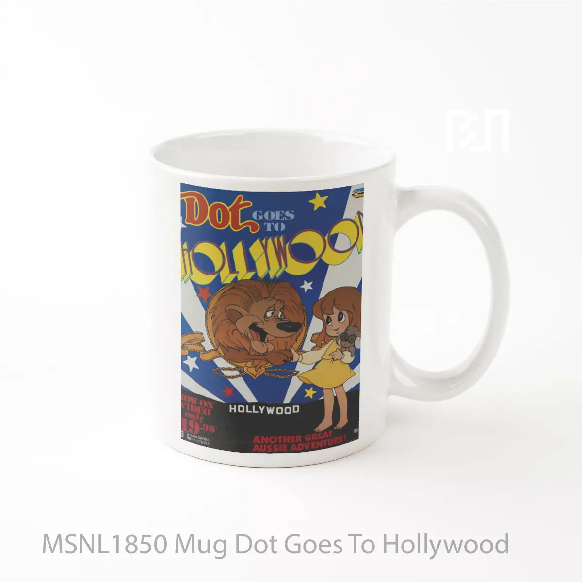 Mug Dot Goes To Hollywood Gelas Keramik Tema Film MSNL1850