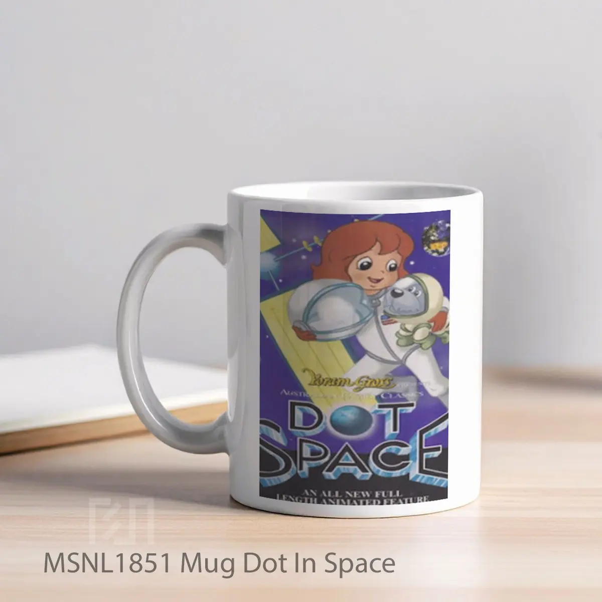 Mug Dot In Space Gelas Keramik Tema Film MSNL1851 - Tampak Kiri