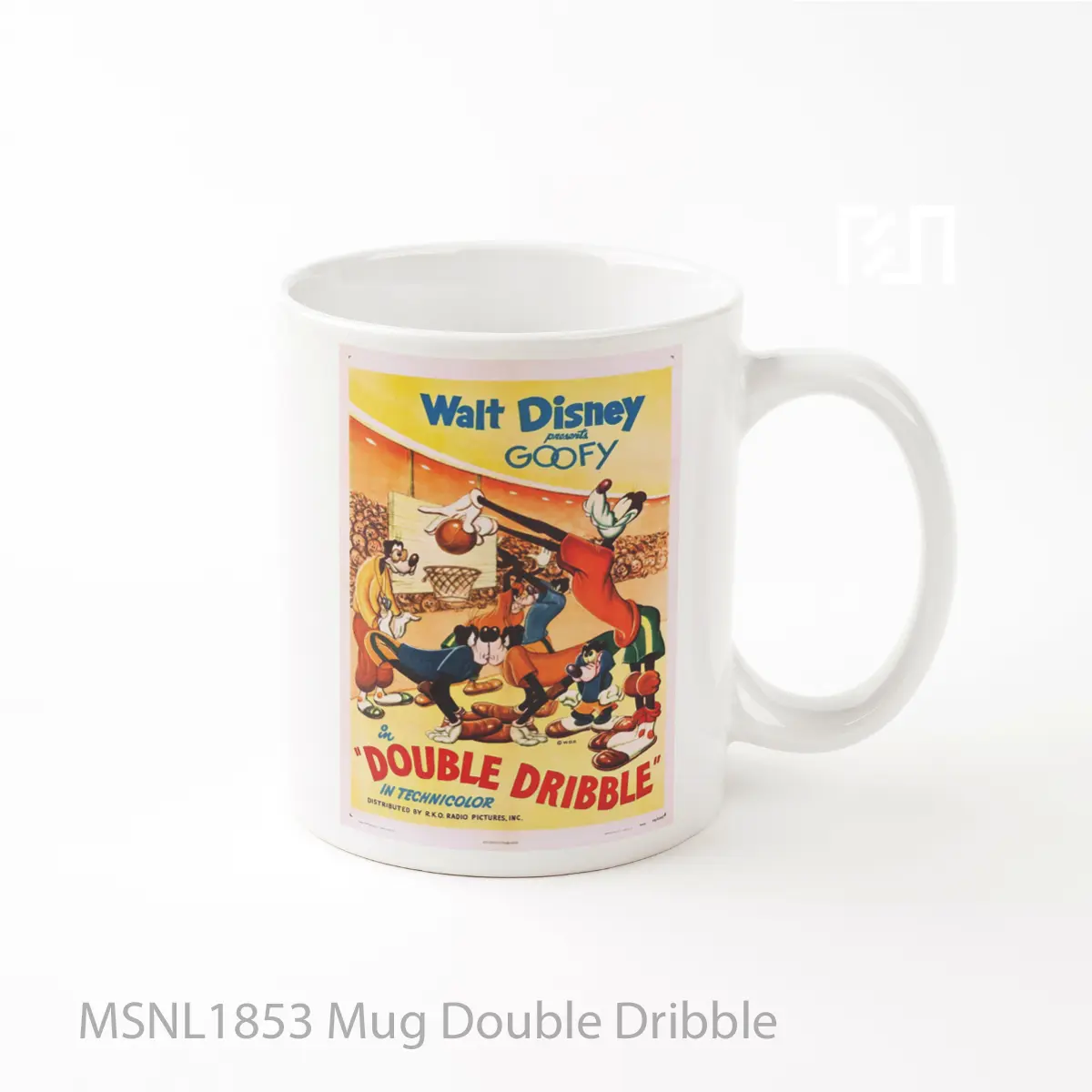 Mug Double Dribble Gelas Keramik Tema Film MSNL1853