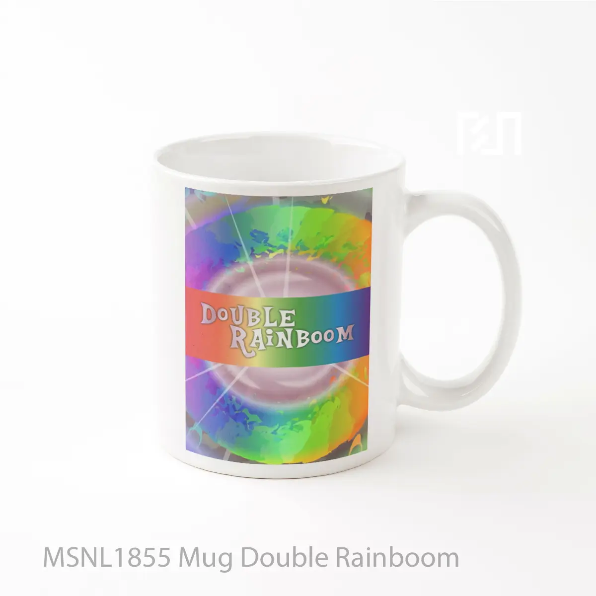 Mug Double Rainboom Gelas Keramik Tema Film MSNL1855