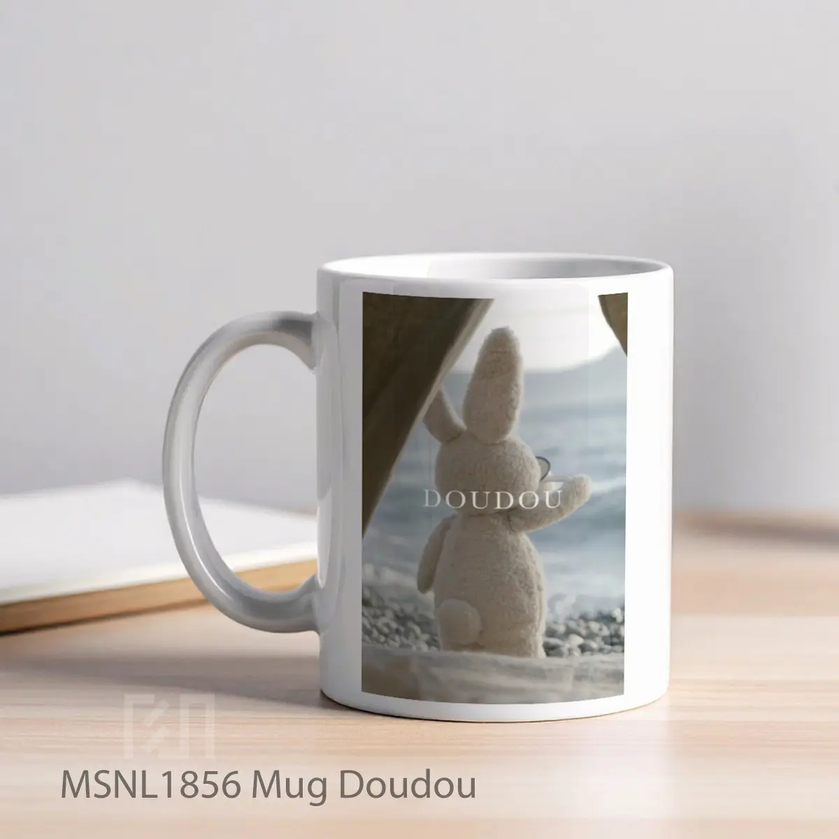 Mug Doudou Gelas Keramik Tema Film MSNL1856 - Tampak Kiri