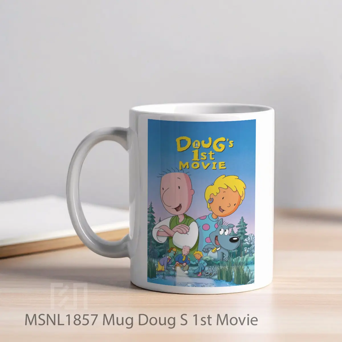 Mug Doug S 1st Movie Gelas Keramik Tema Film MSNL1857 - Tampak Kiri