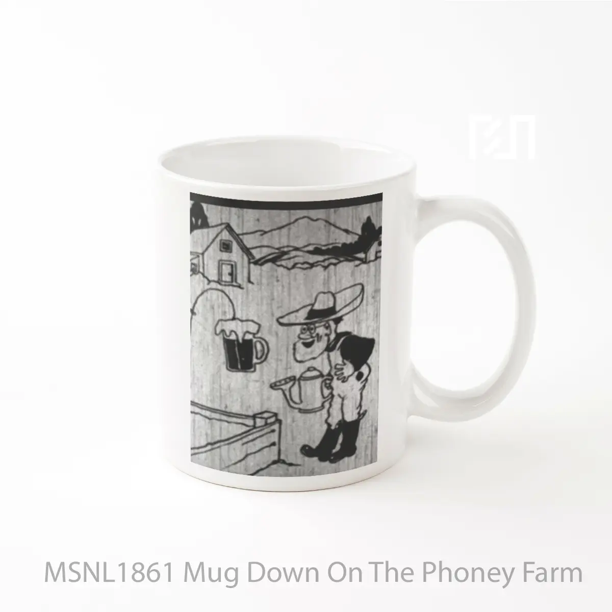 Mug Down On The Phoney Farm Gelas Keramik Tema Film MSNL1861