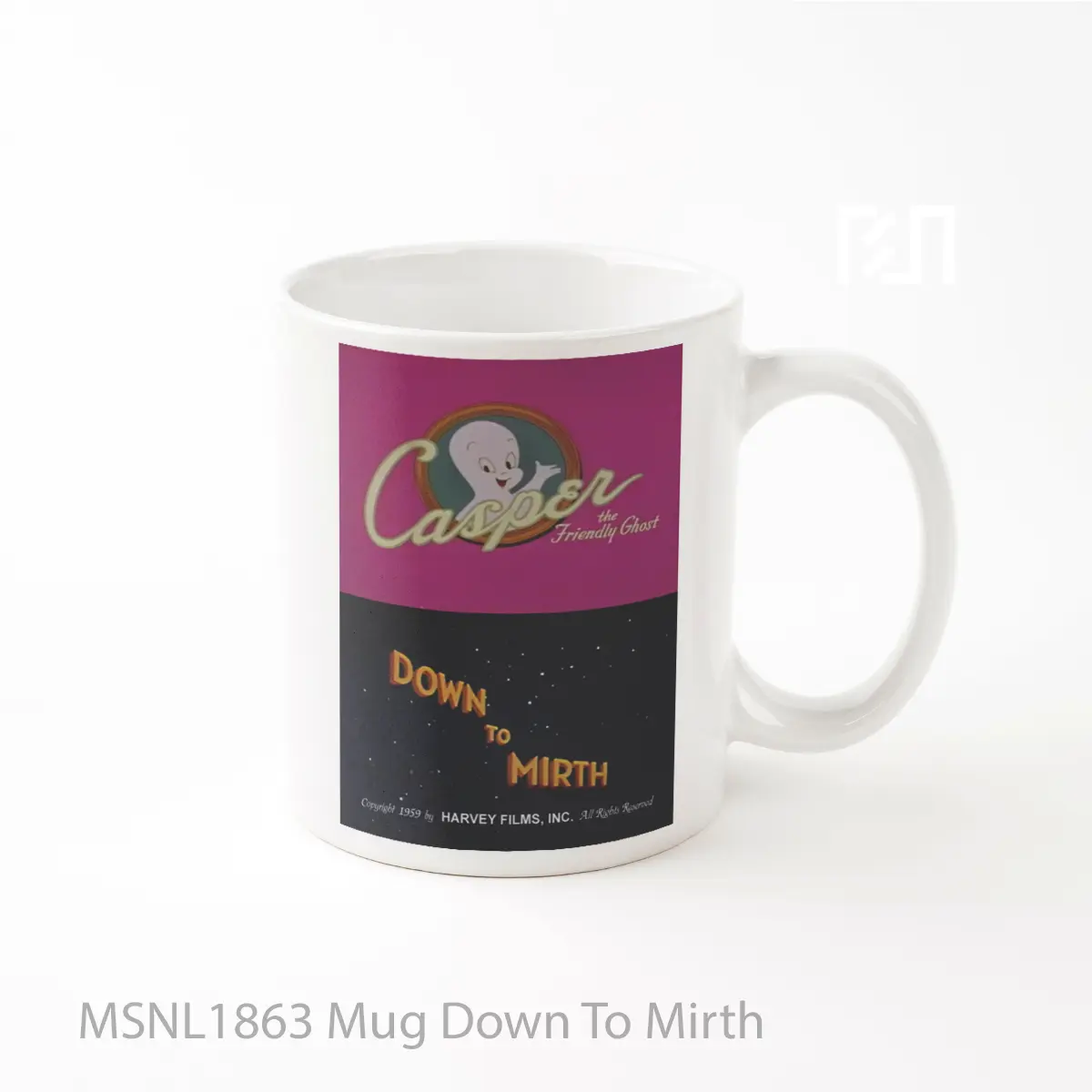 Mug Down To Mirth Gelas Keramik Tema Film MSNL1863