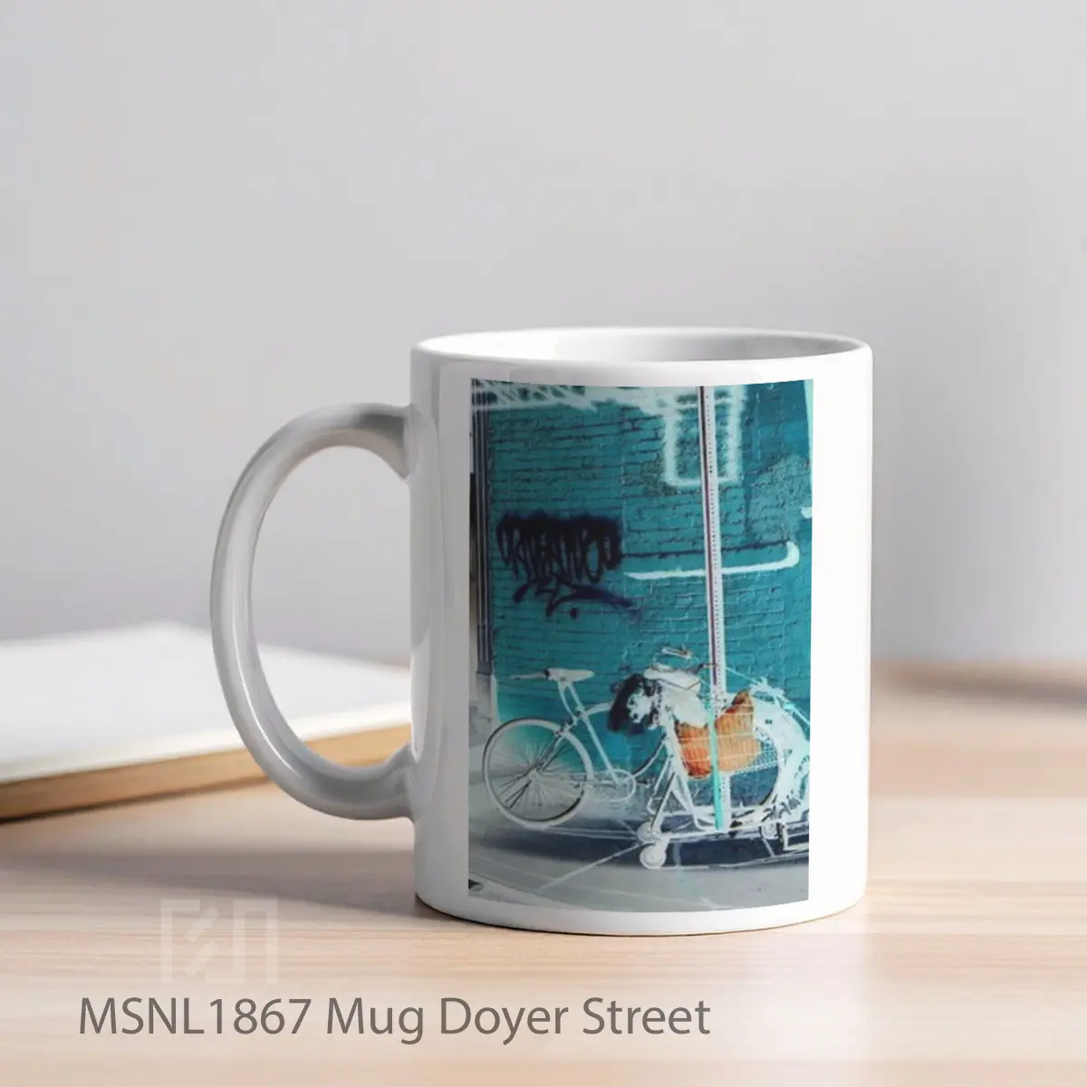 Mug Doyer Street Gelas Keramik Tema Film MSNL1867 - Tampak Kiri