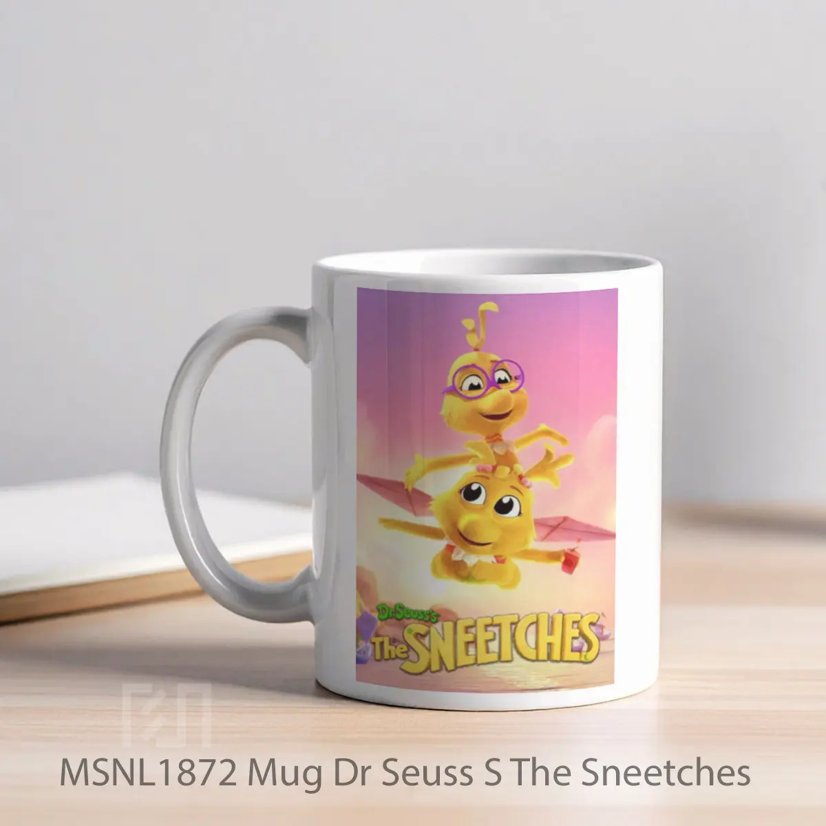 Mug Dr Seuss S The Sneetches Gelas Keramik Tema Film MSNL1872 - Tampak Kiri