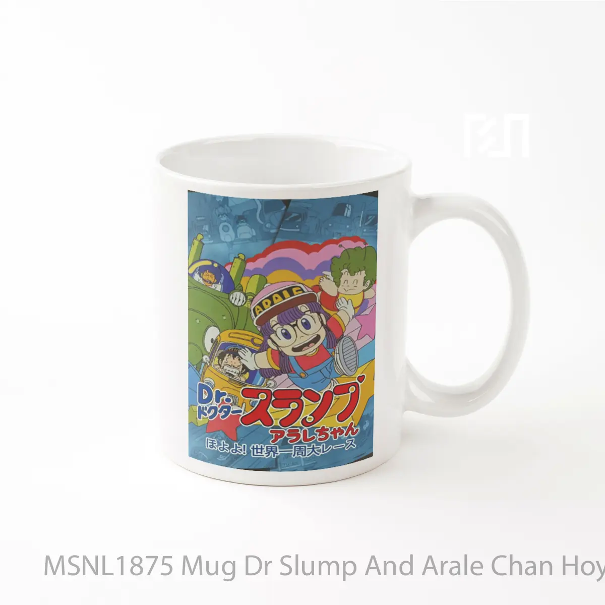 Mug Dr Slump And Arale Chan Hoyoyo The Great Race Around The World Gelas Keramik Tema Film MSNL1875