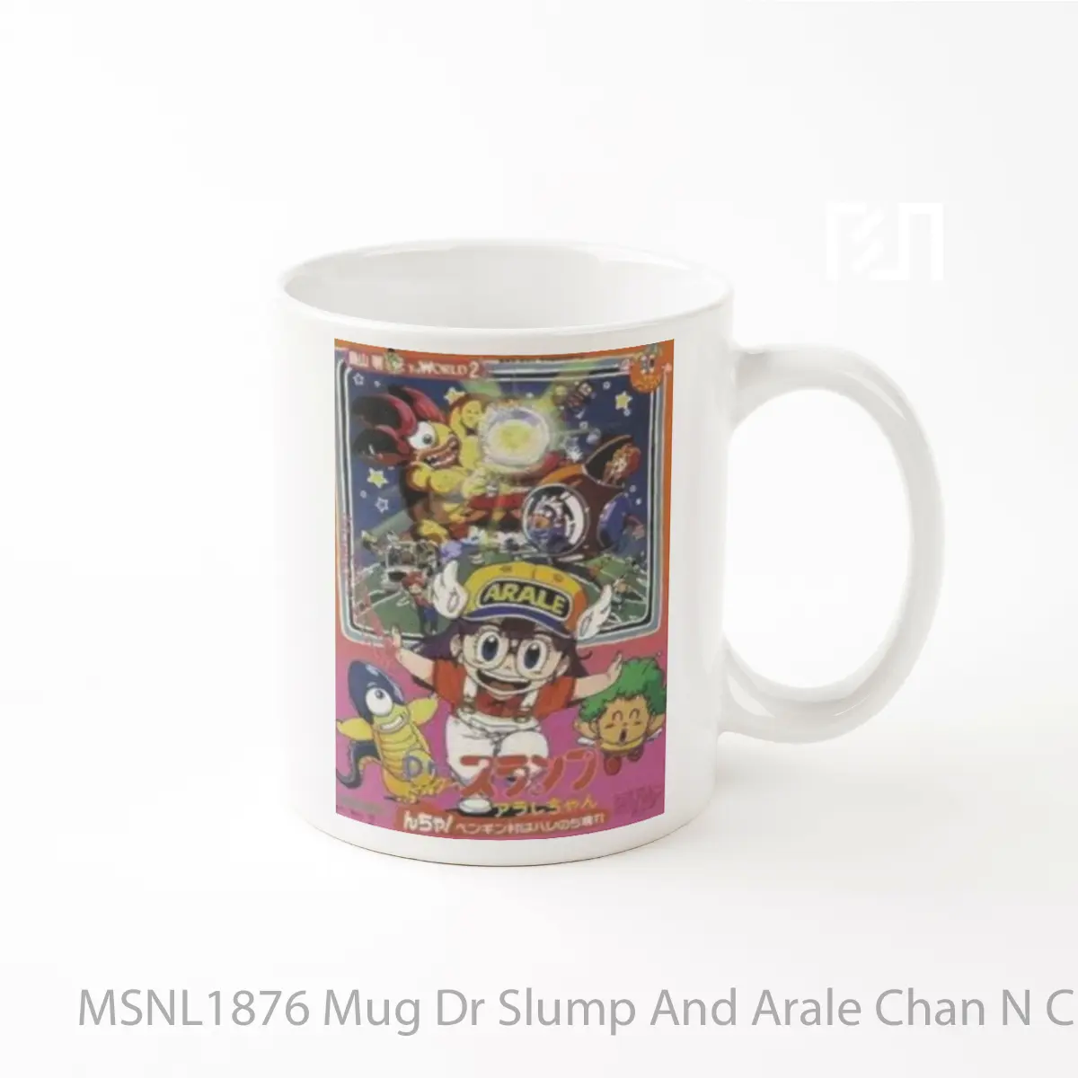 Mug Dr Slump And Arale Chan N Cha Clear Skies Over Penguin Village Gelas Keramik Tema Film MSNL1876