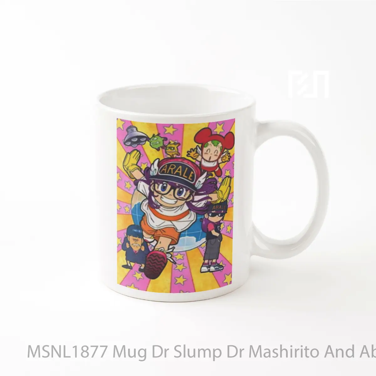 Mug Dr Slump Dr Mashirito And Abale Chan Gelas Keramik Tema Film MSNL1877