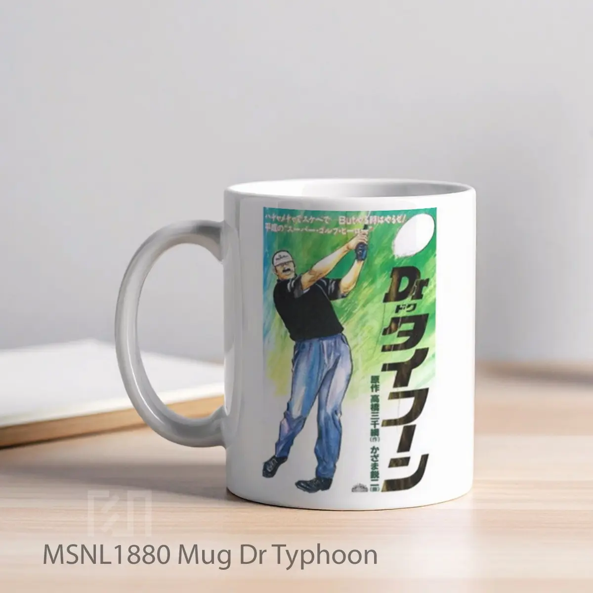 Mug Dr Typhoon Gelas Keramik Tema Film MSNL1880 - Tampak Kiri
