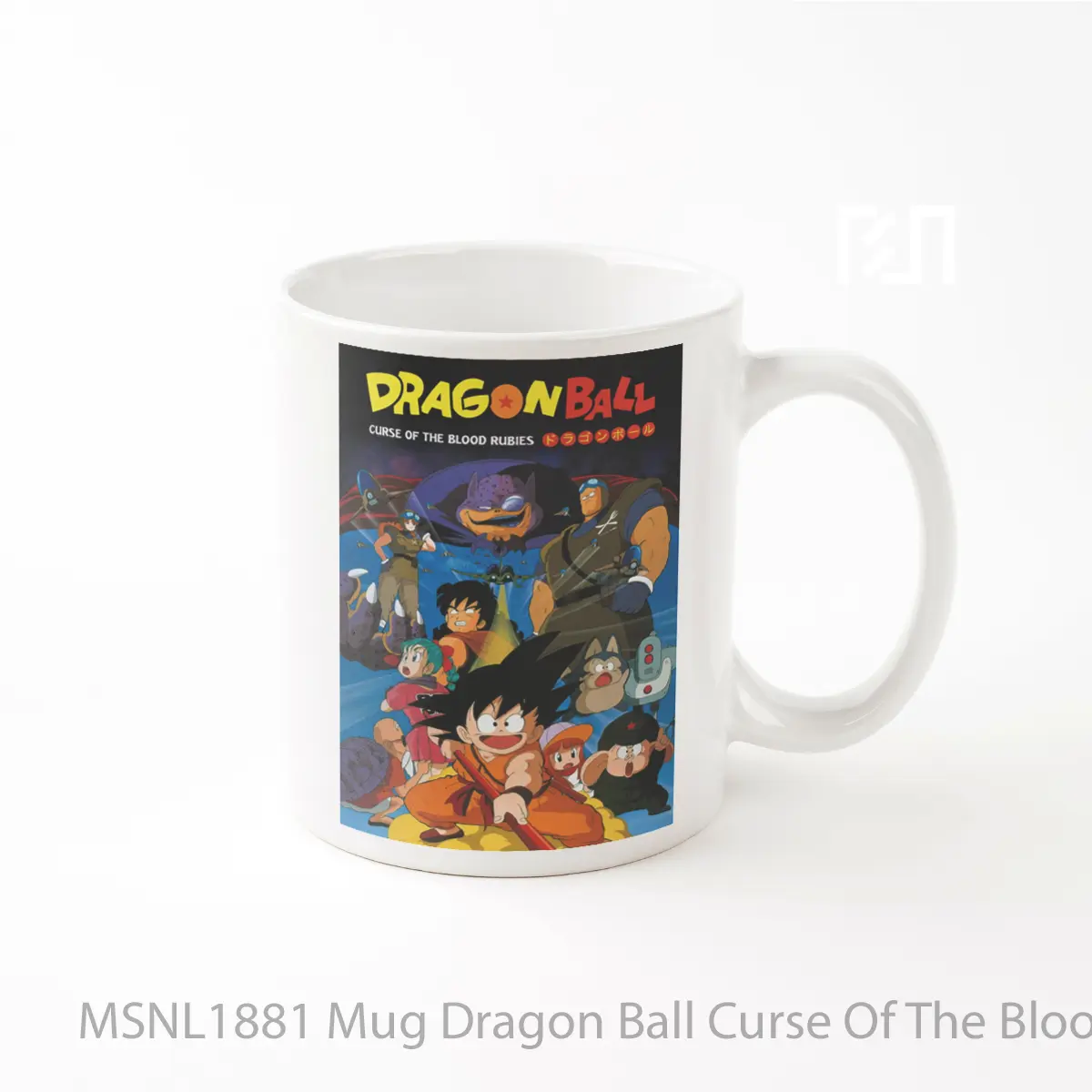Mug Dragon Ball Curse Of The Blood Rubies Gelas Keramik Tema Film MSNL1881