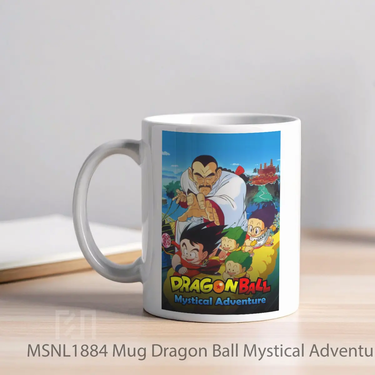 Mug Dragon Ball Mystical Adventure Gelas Keramik Tema Film MSNL1884 - Tampak Kiri