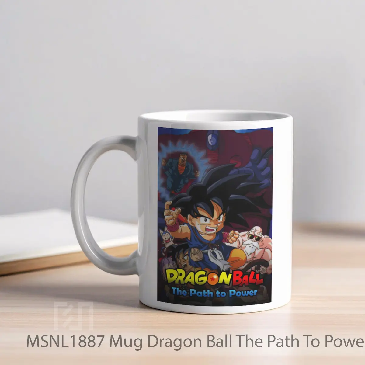 Mug Dragon Ball The Path To Power Gelas Keramik Tema Film MSNL1887 - Tampak Kiri