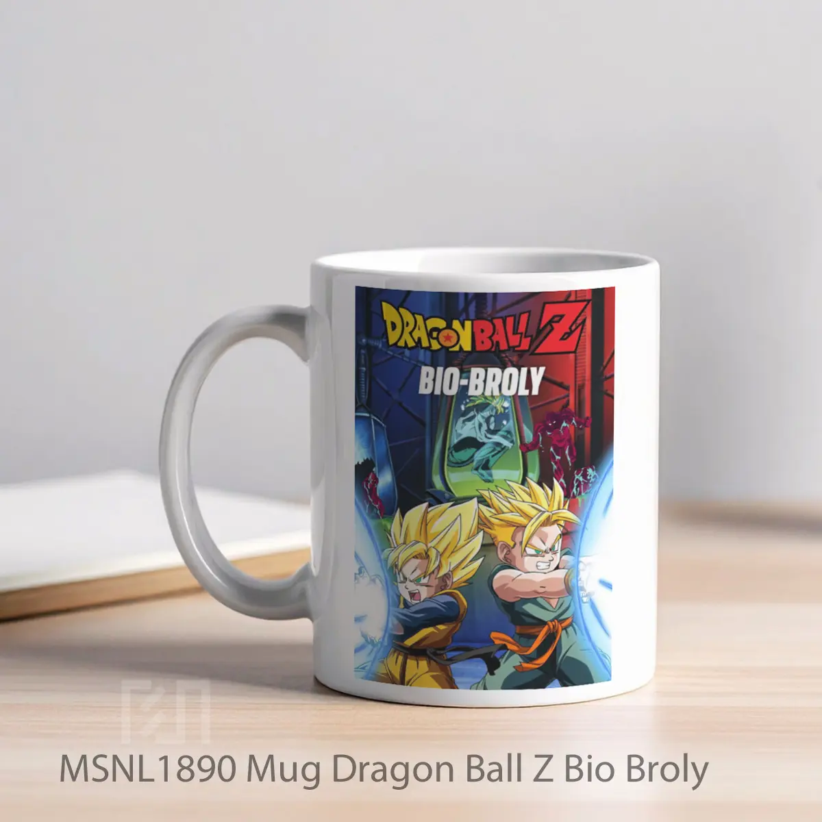 Mug Dragon Ball Z Bio Broly Gelas Keramik Tema Film MSNL1890 - Tampak Kiri