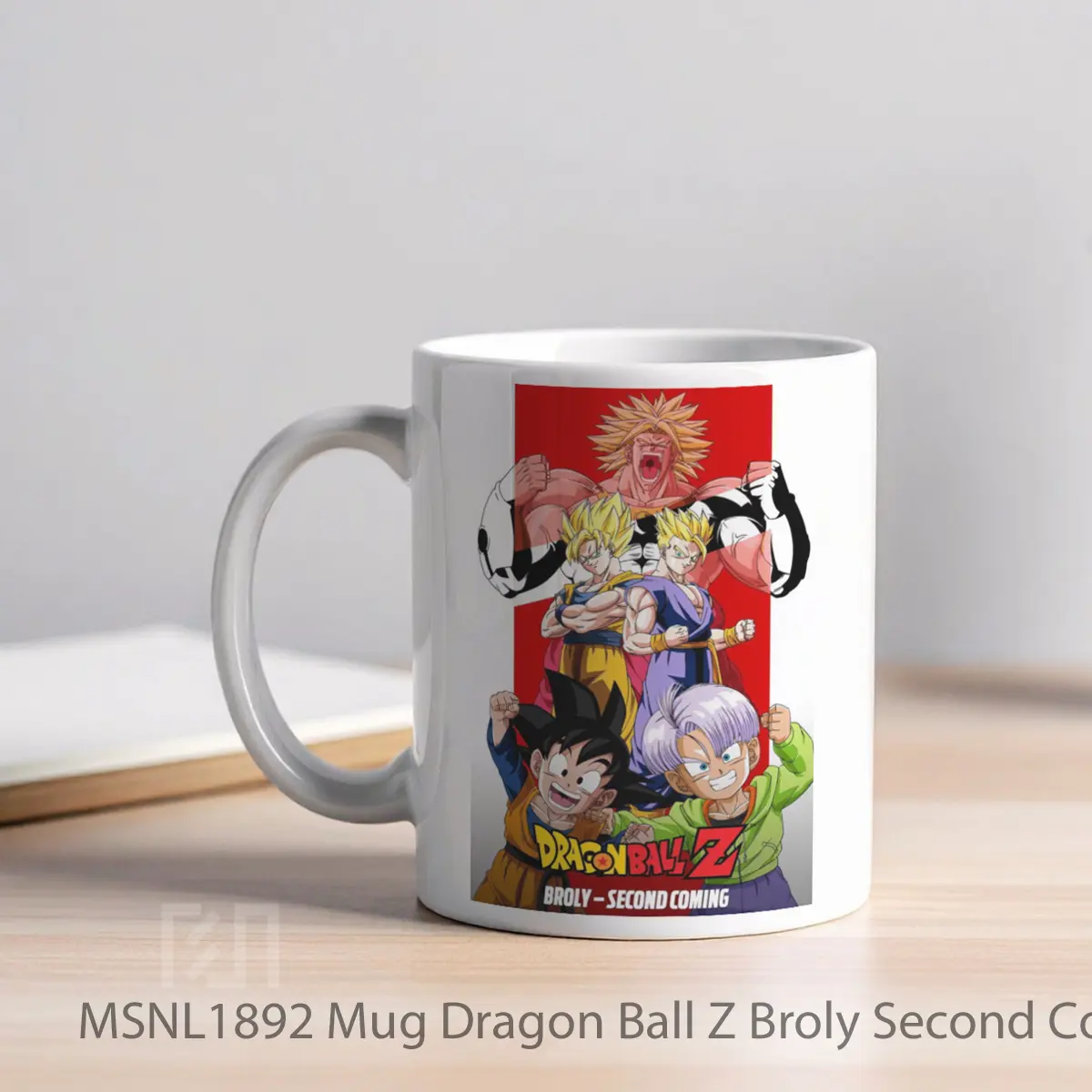 Mug Dragon Ball Z Broly Second Coming Gelas Keramik Tema Film MSNL1892 - Tampak Kiri